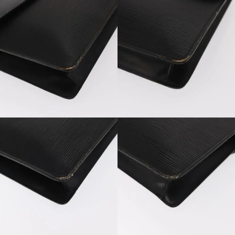 Louis Vuitton Epi Montaigne 27 Clutch Bag Black